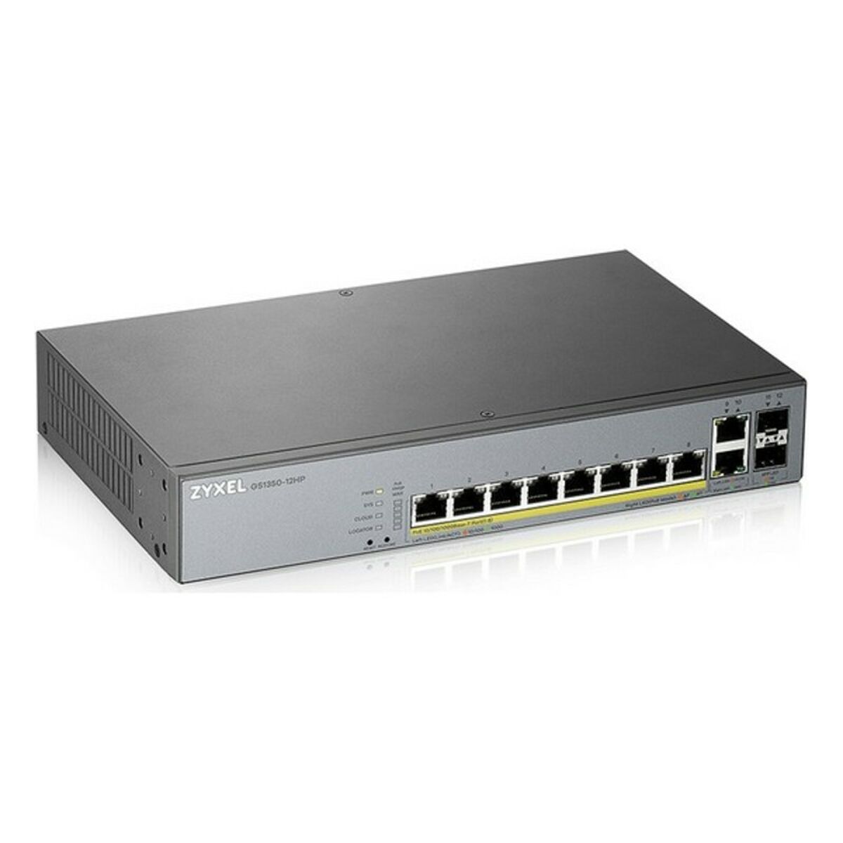 Switch ZyXEL GS1350-12HP-EU0101F 10 Gb 130W Grå